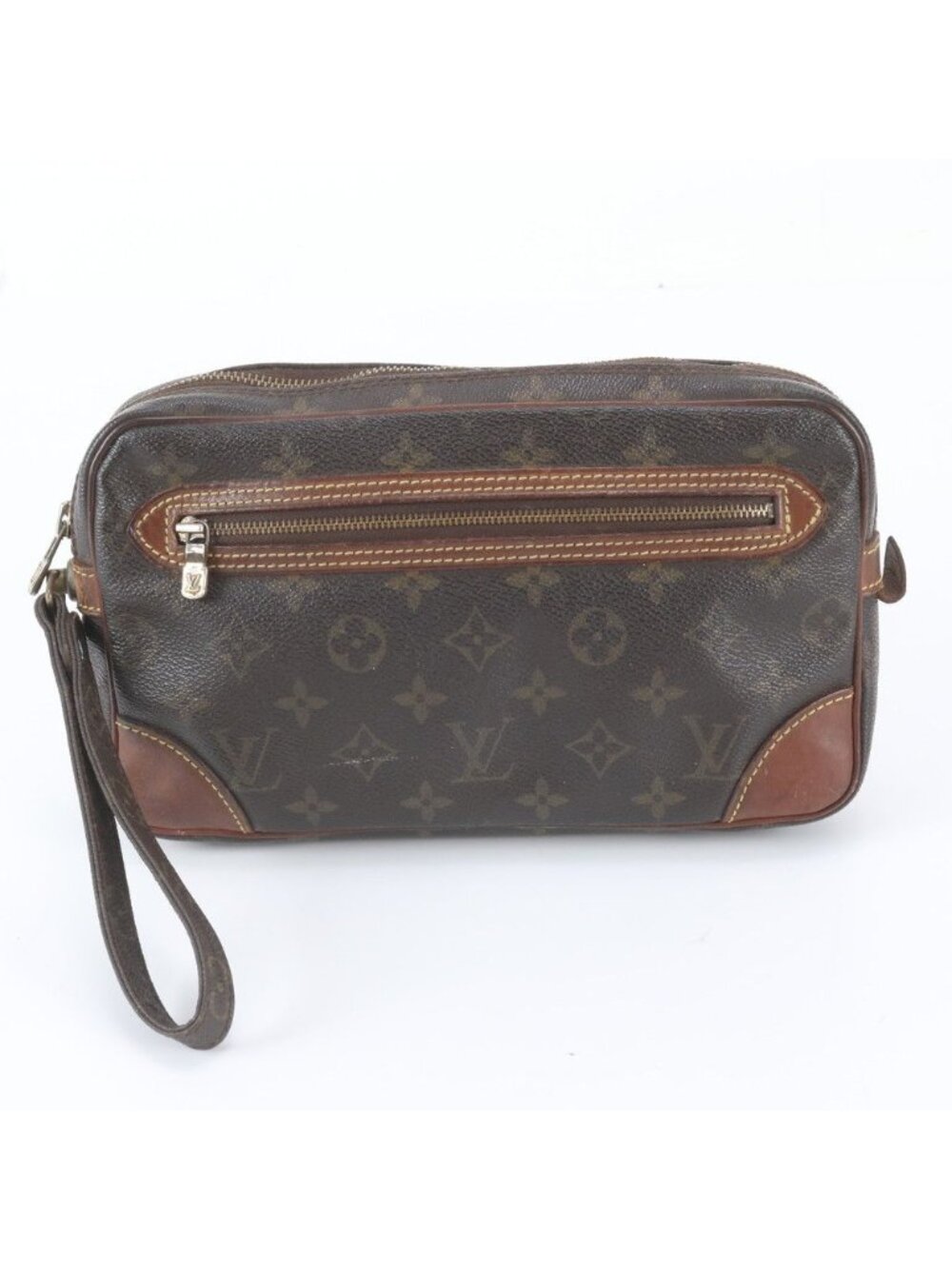 Louis Vuitton Monogram Marly Dragonne GM Leather Clutch Business